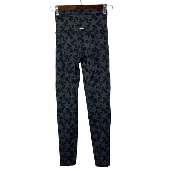 Aerie Move Black & Gray Stars Full 7/8 Athletic Leggings S - Picture 3 of 5